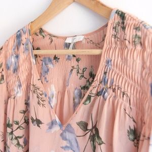 Joie Kanni Floral Silk Blouse
